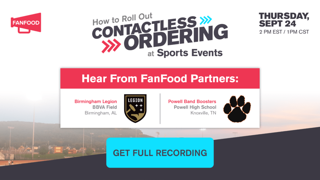 fanfood contactless ordering