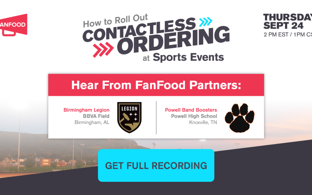 fanfood contactless ordering