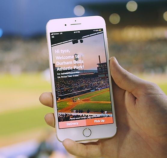 fanfood app at durham bulls athletic park