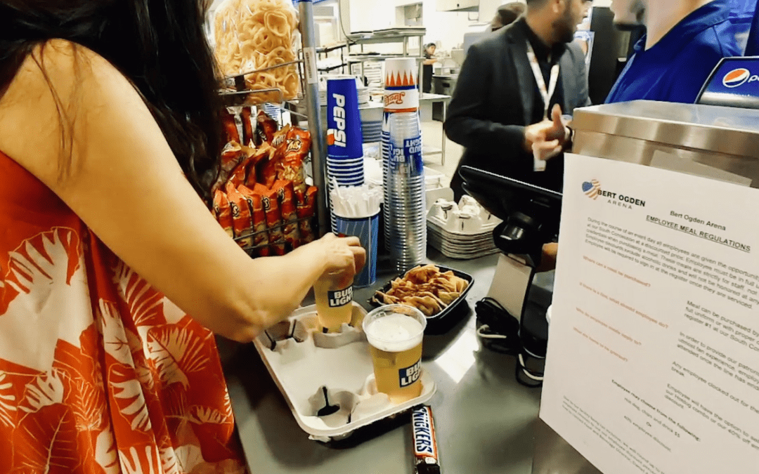 bert ogden arena concession stand