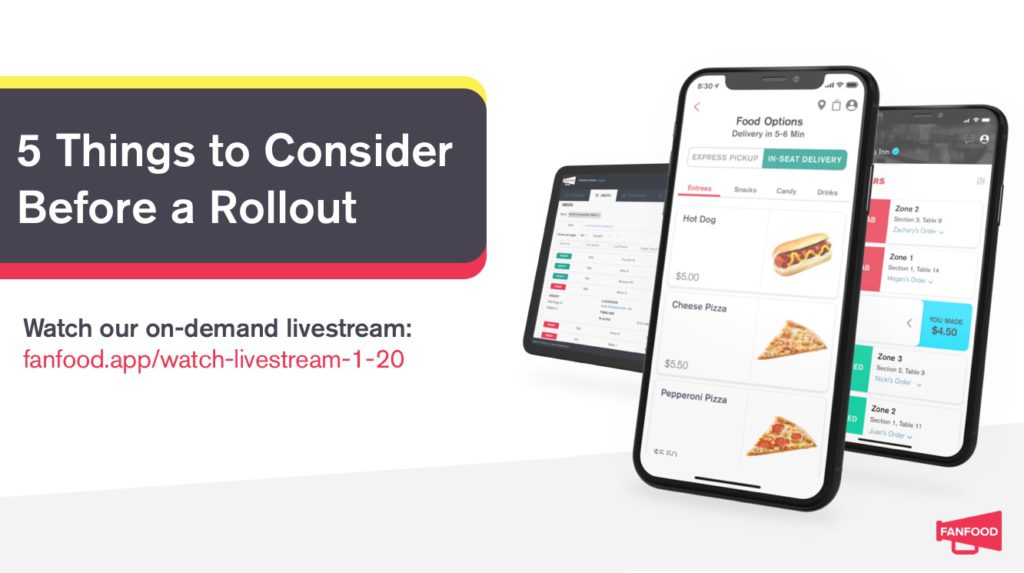 things to consider before rolling out fanfood mobile ordering