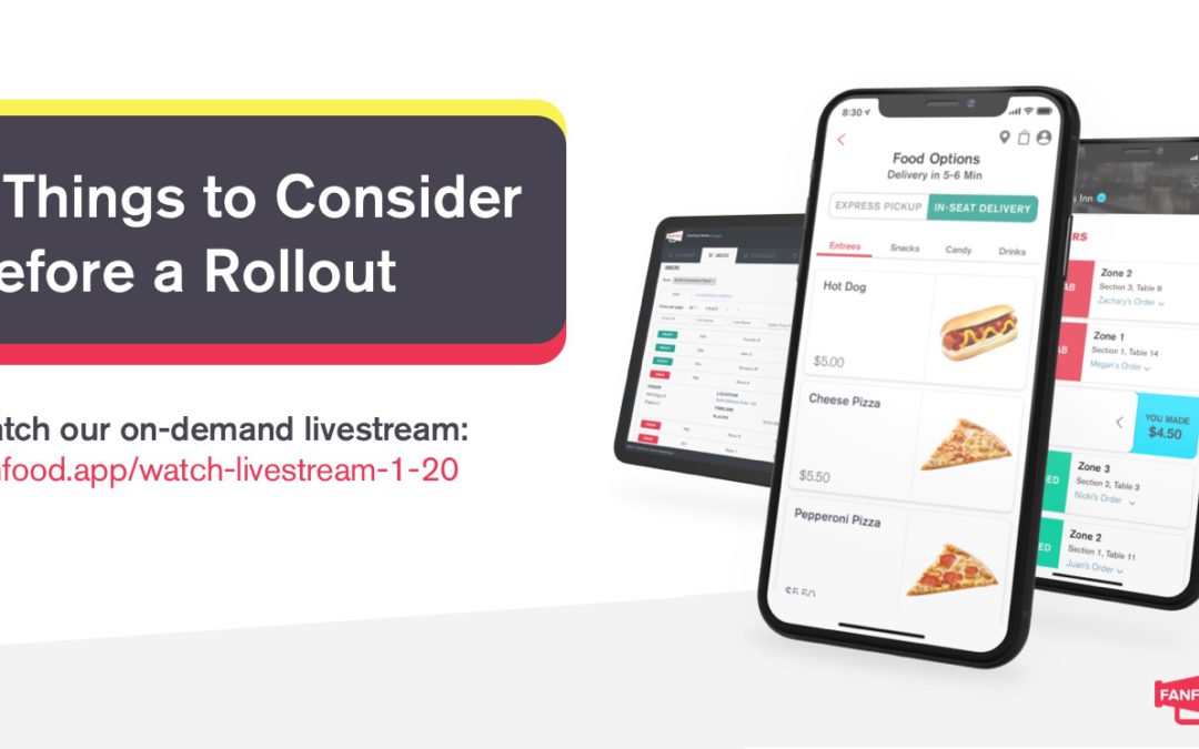 things to consider before rolling out fanfood mobile ordering