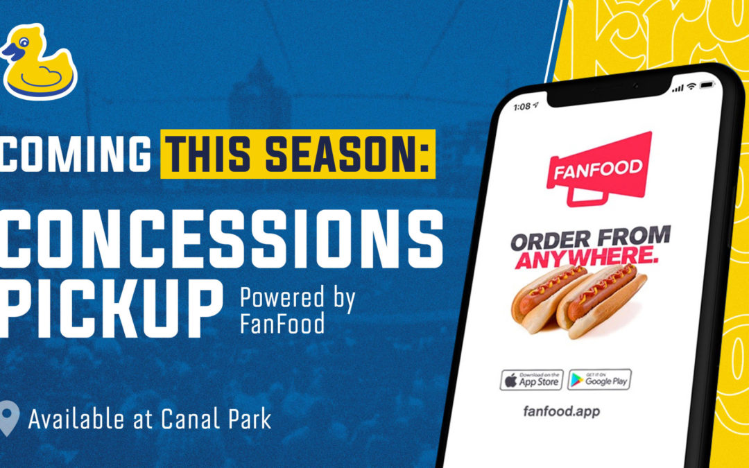 Akron RubberDucks partners with FanFood mobile ordering