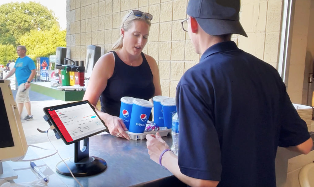 Control concession stand order volume