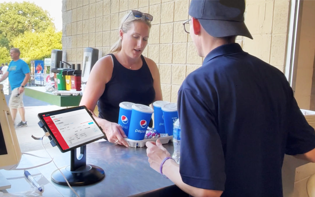 Control concession stand order volume