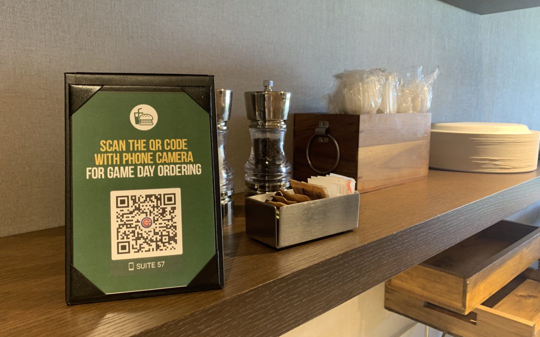 Cashless ordering at wrigley field